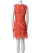 Alice + Olivia Lace Pattern Mini Dress
