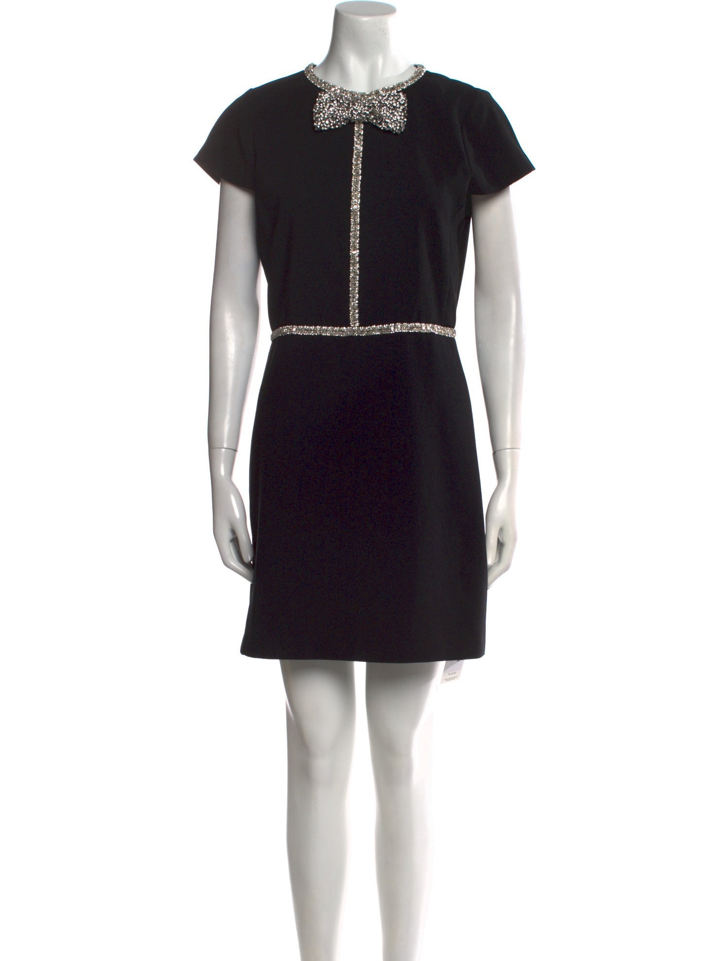 Alice + Olivia Crew Neck Mini Dress