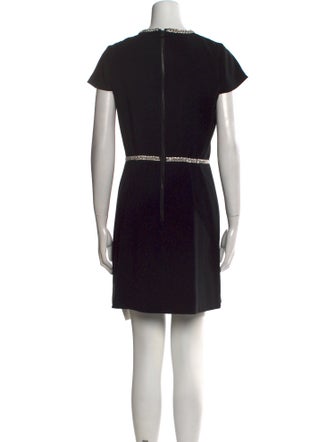 Alice + Olivia Crew Neck Mini Dress