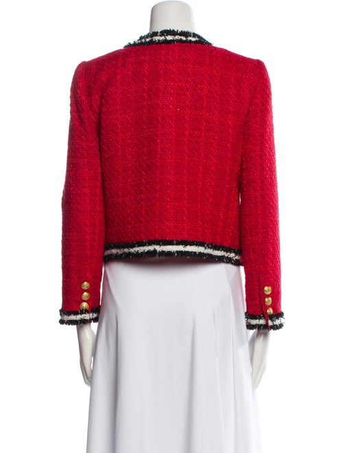 Alice + Olivia Tweed Pattern Evening Jacket