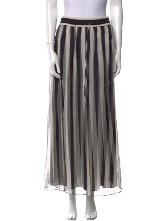 Alice + Olivia Silk Midi Length Skirt