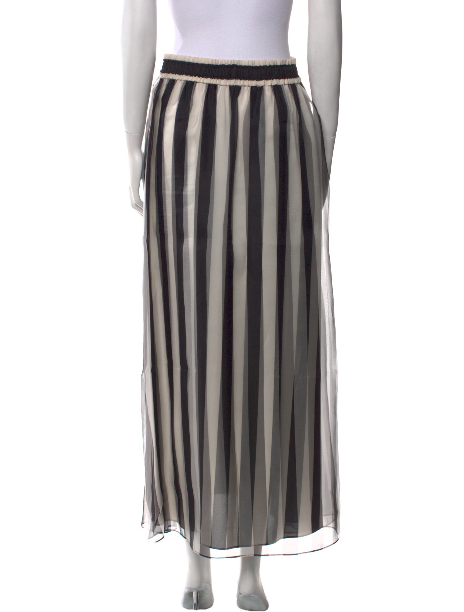 Alice + Olivia Silk Midi Length Skirt