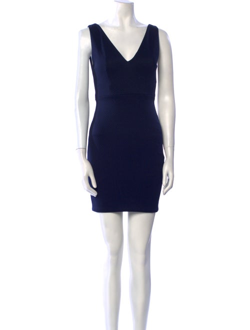 Alice + Olivia V-Neck Mini Dress