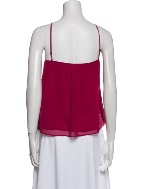 Alice + Olivia Silk Square Neckline Top