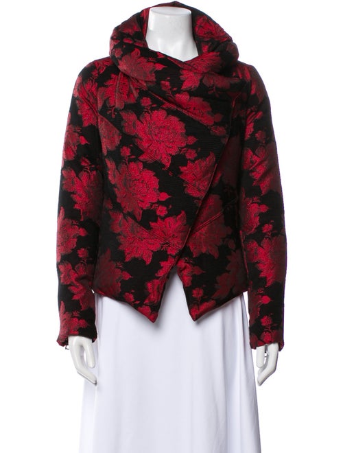 Alice + Olivia Floral Print Down Jacket