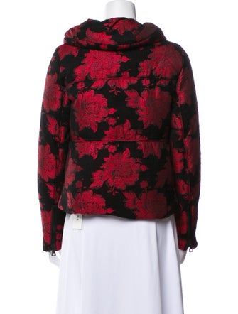 Alice + Olivia Floral Print Down Jacket
