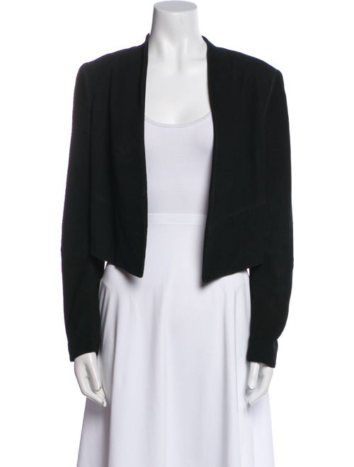 Alice + Olivia Goat Leather Evening Jacket