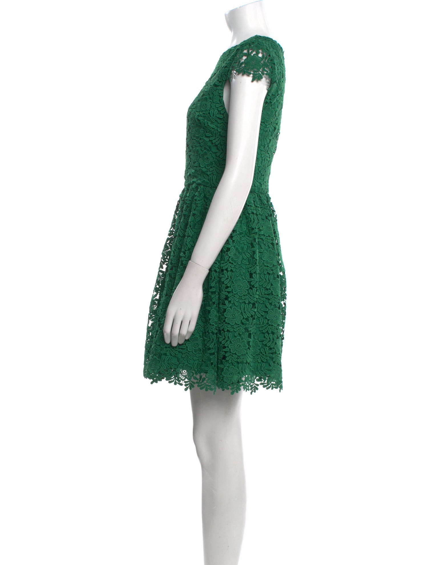 Alice + Olivia Crew Neck Mini Dress