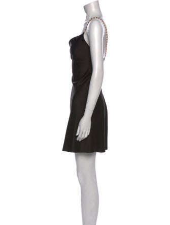 Alice + Olivia Square Neckline Mini Dress