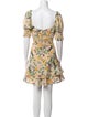 Alice + Olivia Floral Print Mini Dress