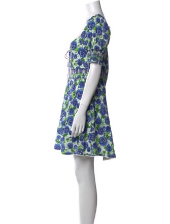 Alice + Olivia Floral Print Mini Dress