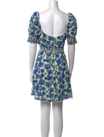 Alice + Olivia Floral Print Mini Dress
