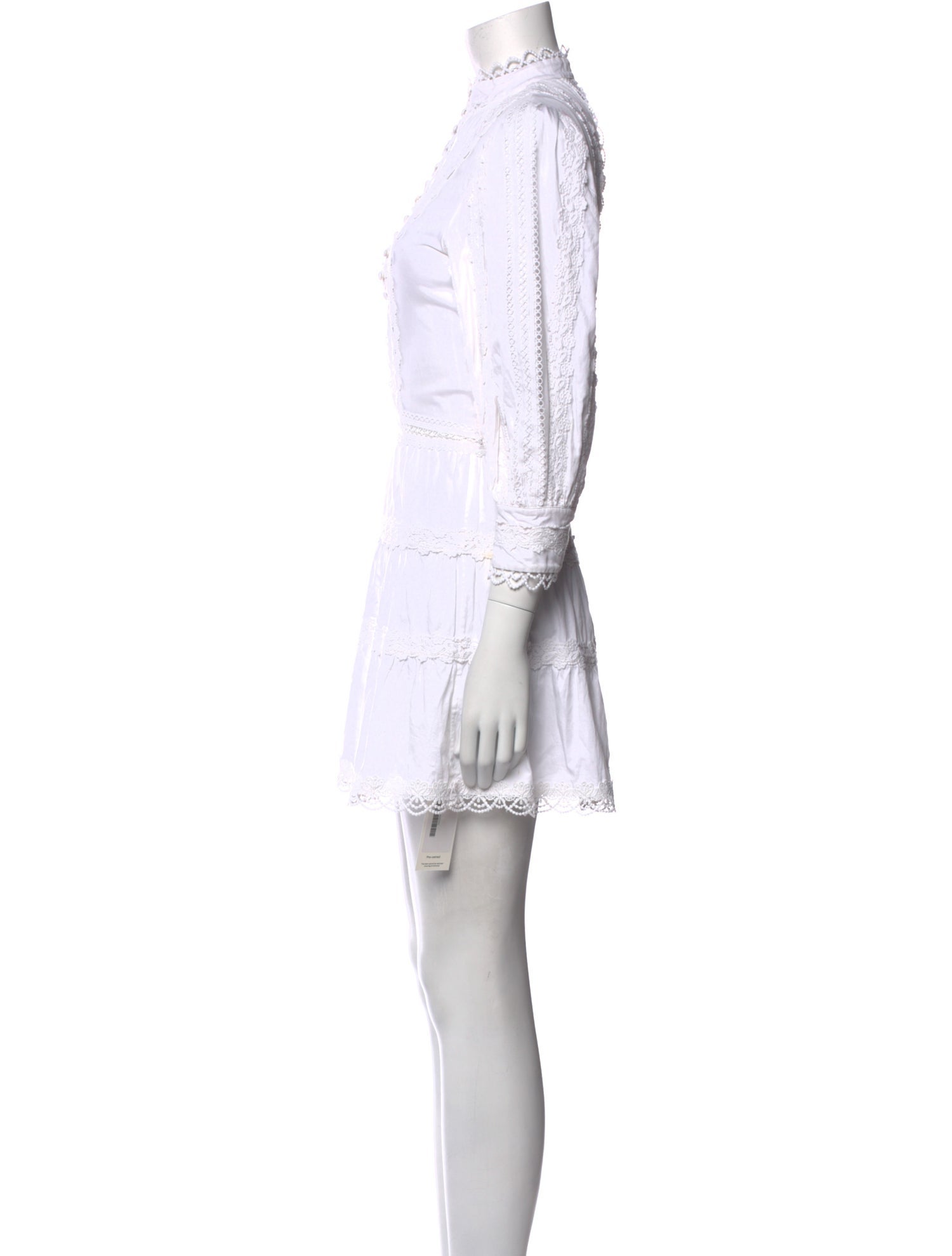 Alice + Olivia Mock Neck Mini Dress