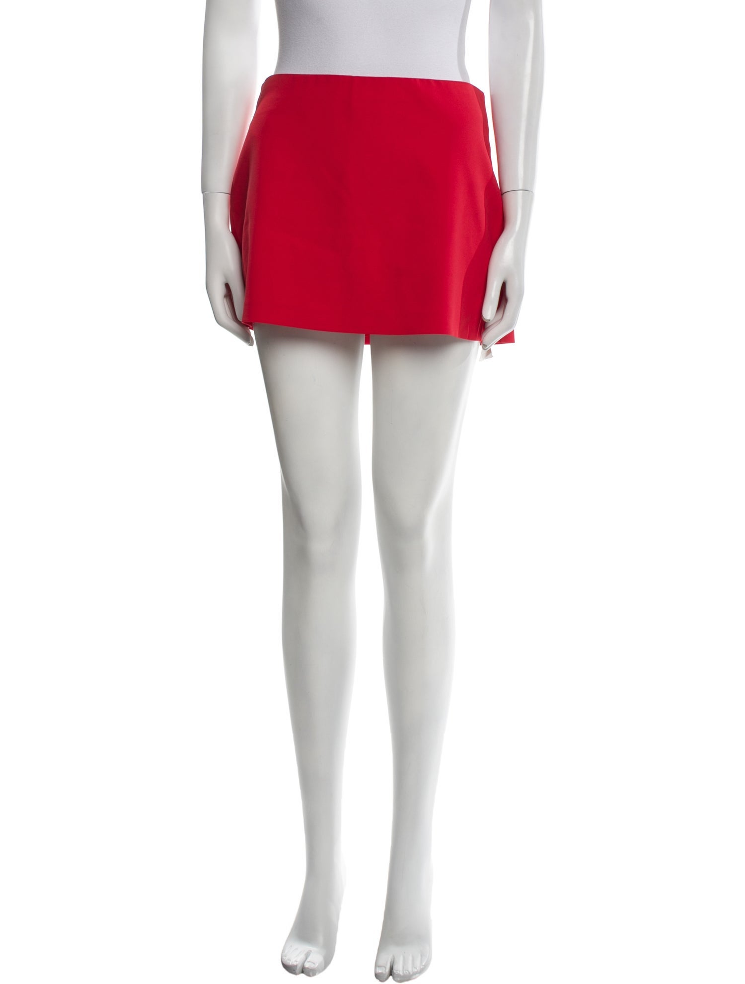 Alice + Olivia Pleated Accents Mini Skirt