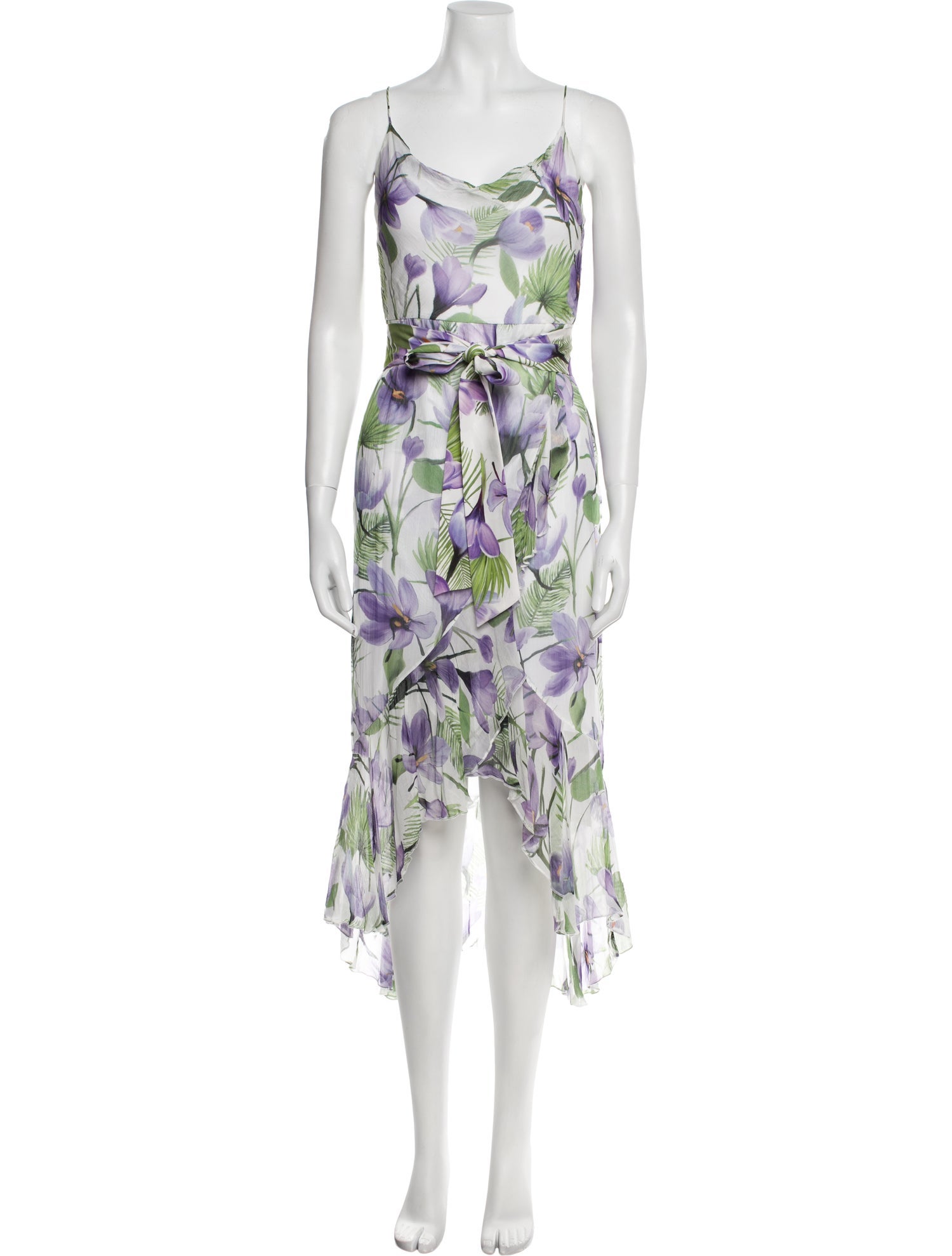 Alice + Olivia Floral Print Long Dress