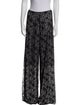 Alice + Olivia Lace Pattern Wide Leg Pants