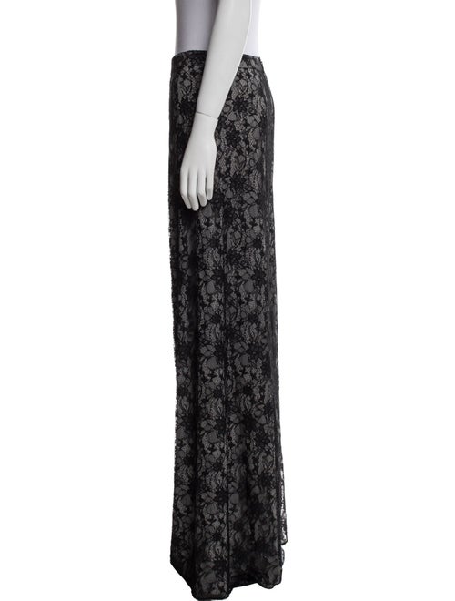 Alice + Olivia Lace Pattern Wide Leg Pants