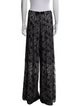 Alice + Olivia Lace Pattern Wide Leg Pants