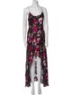 Alice + Olivia Floral Print Long Dress