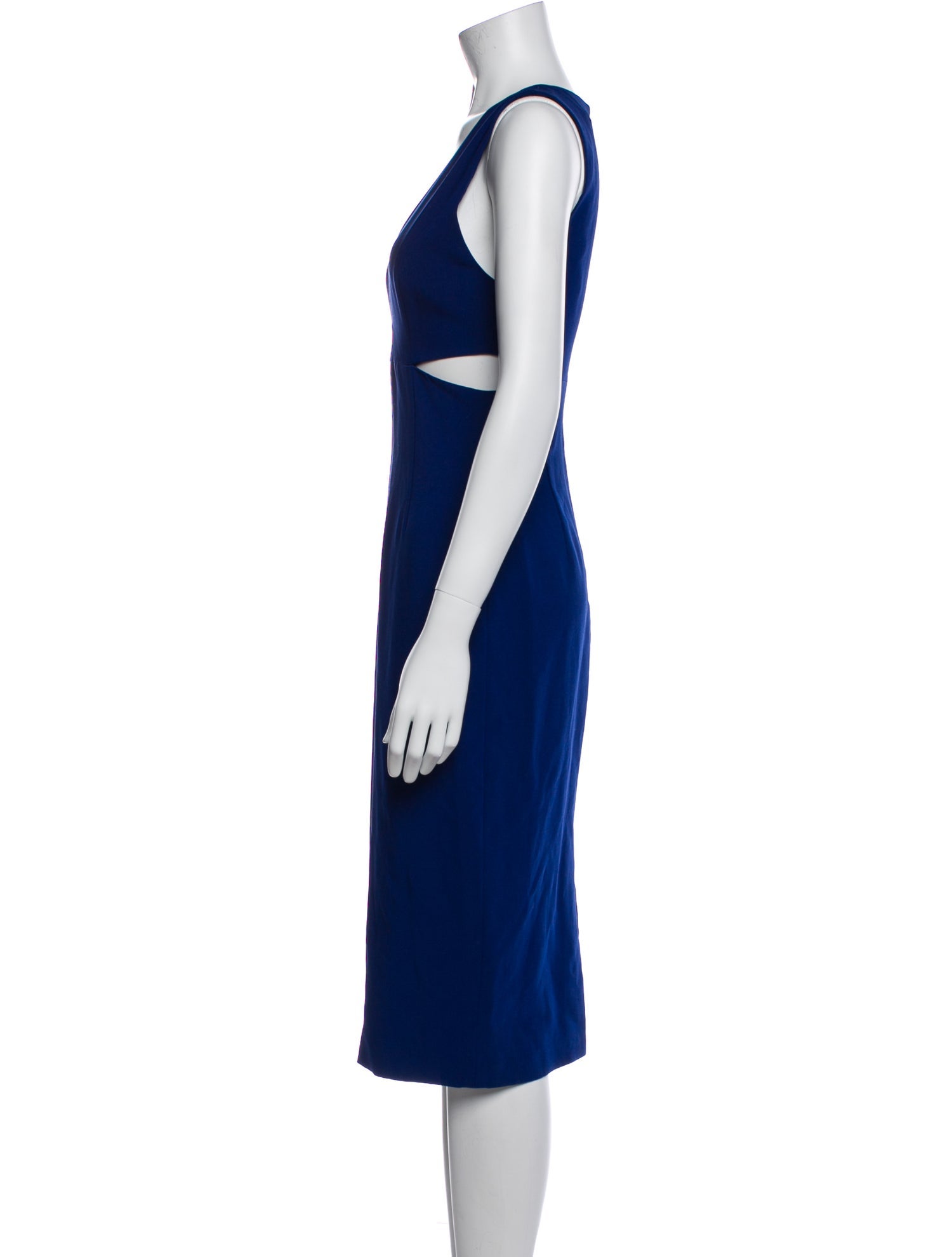 Alice + Olivia V-Neck Midi Length Dress