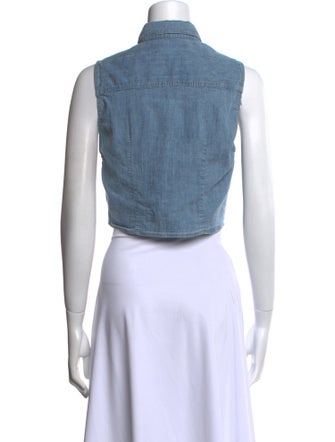 Alice + Olivia Sleeveless Crop Top