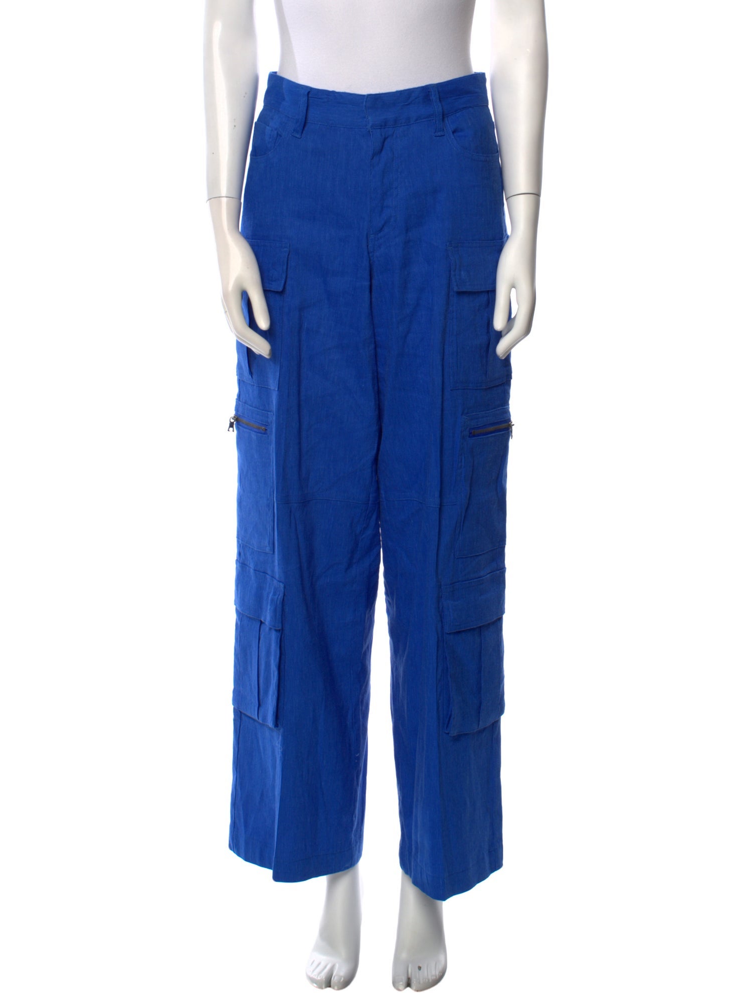 Alice + Olivia Linen Wide Leg Pants