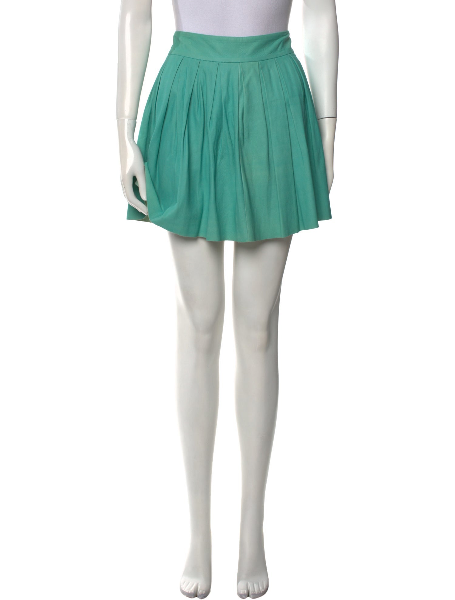 Alice + Olivia Leather Mini Skirt