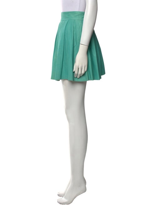 Alice + Olivia Leather Mini Skirt