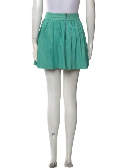 Alice + Olivia Leather Mini Skirt