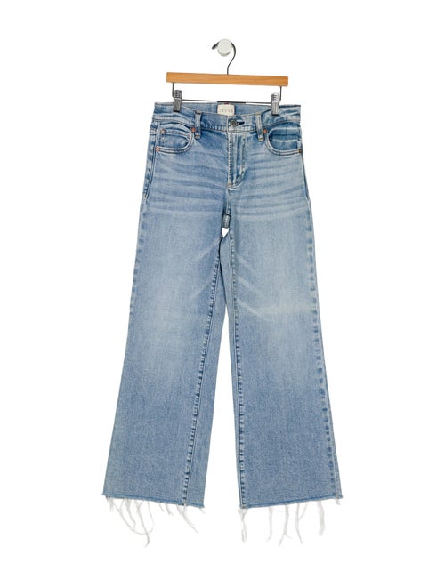Alice + Olivia Mid-Rise Wide Leg Jeans