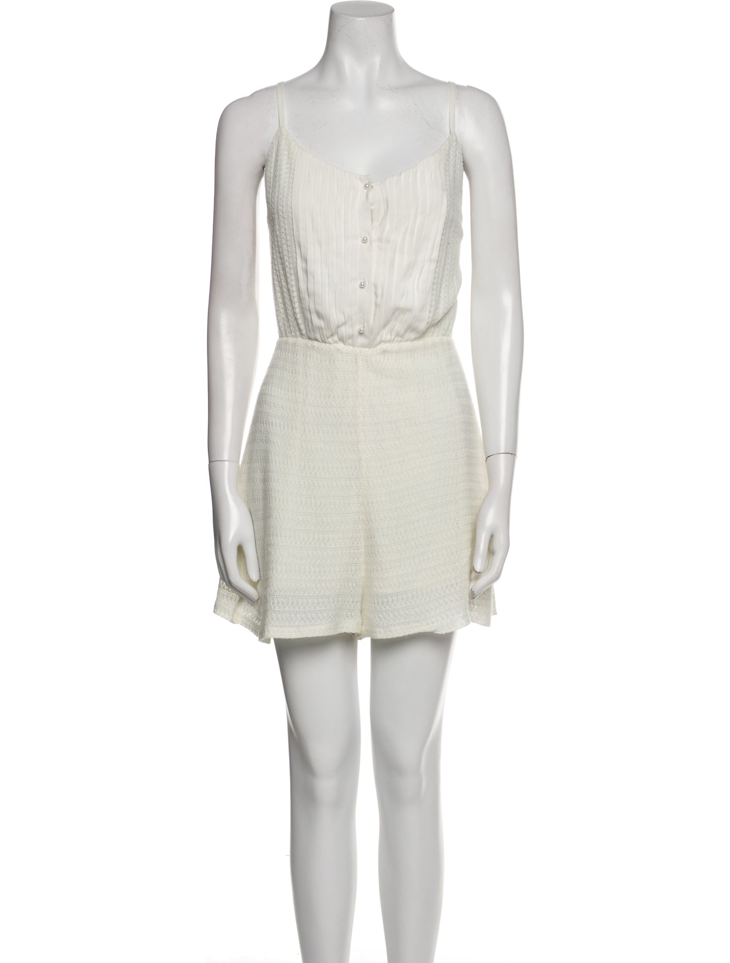 Alice + Olivia Scoop Neck Romper