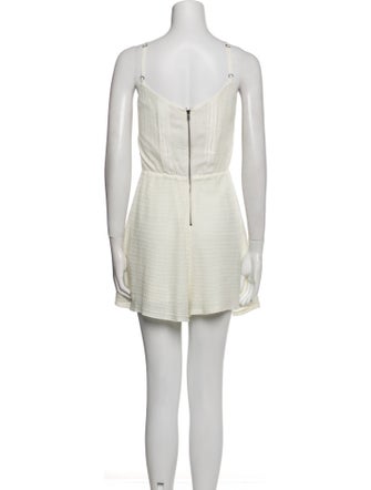 Alice + Olivia Scoop Neck Romper