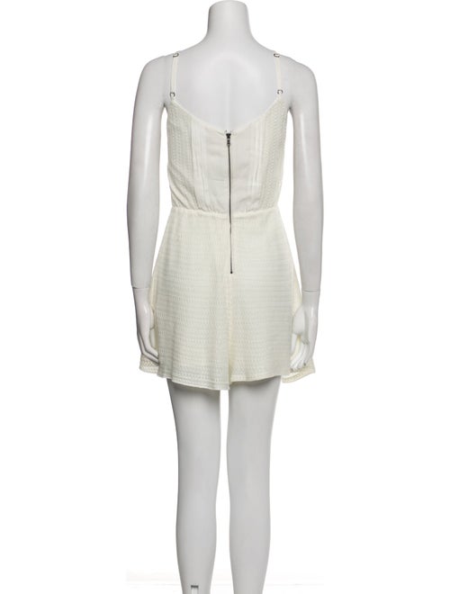 Alice + Olivia Scoop Neck Romper