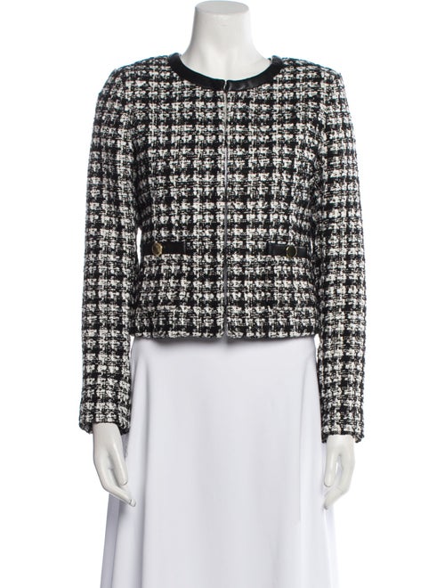 Alice + Olivia Tweed Pattern Evening Jacket