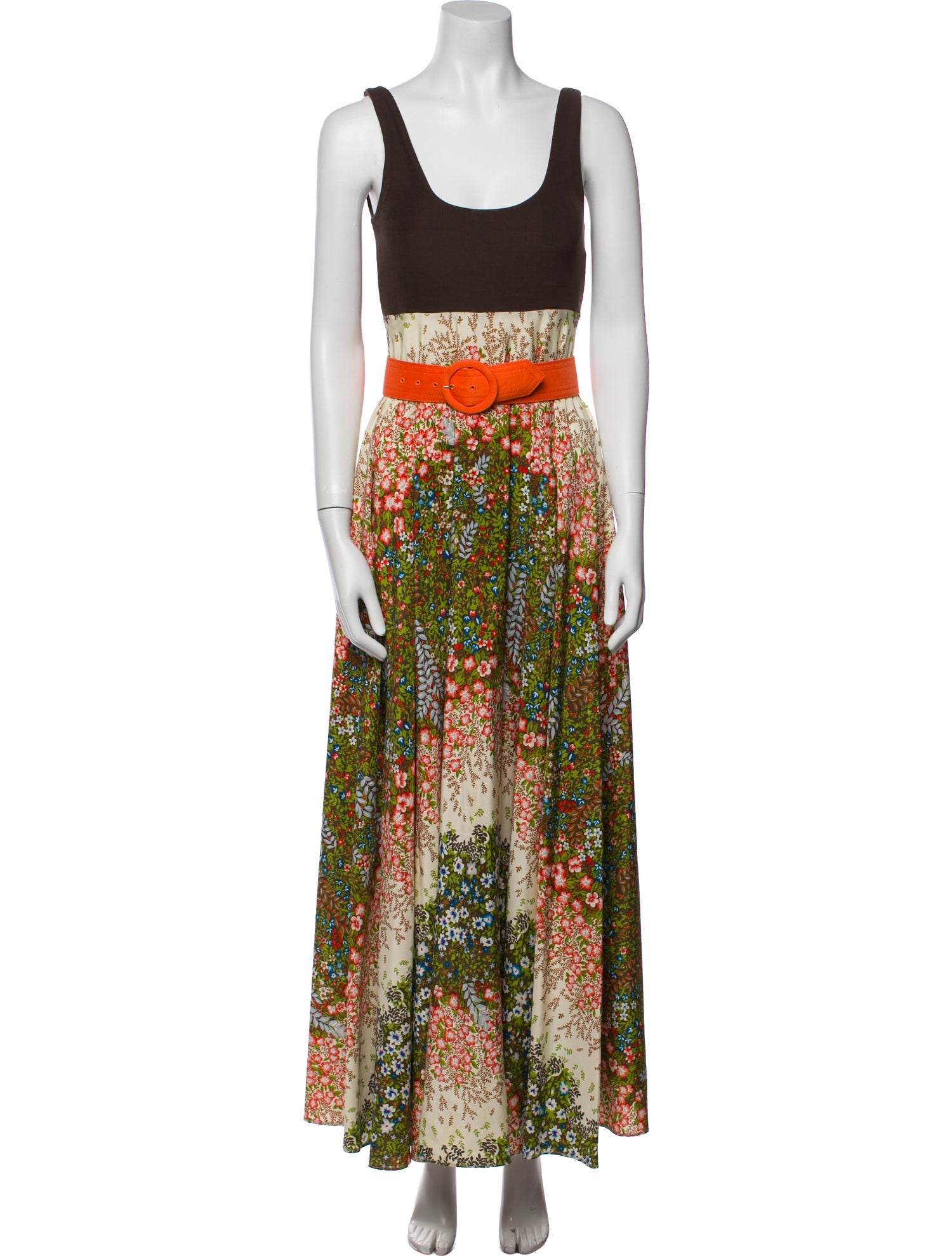 Alice + Olivia Printed Long Dress