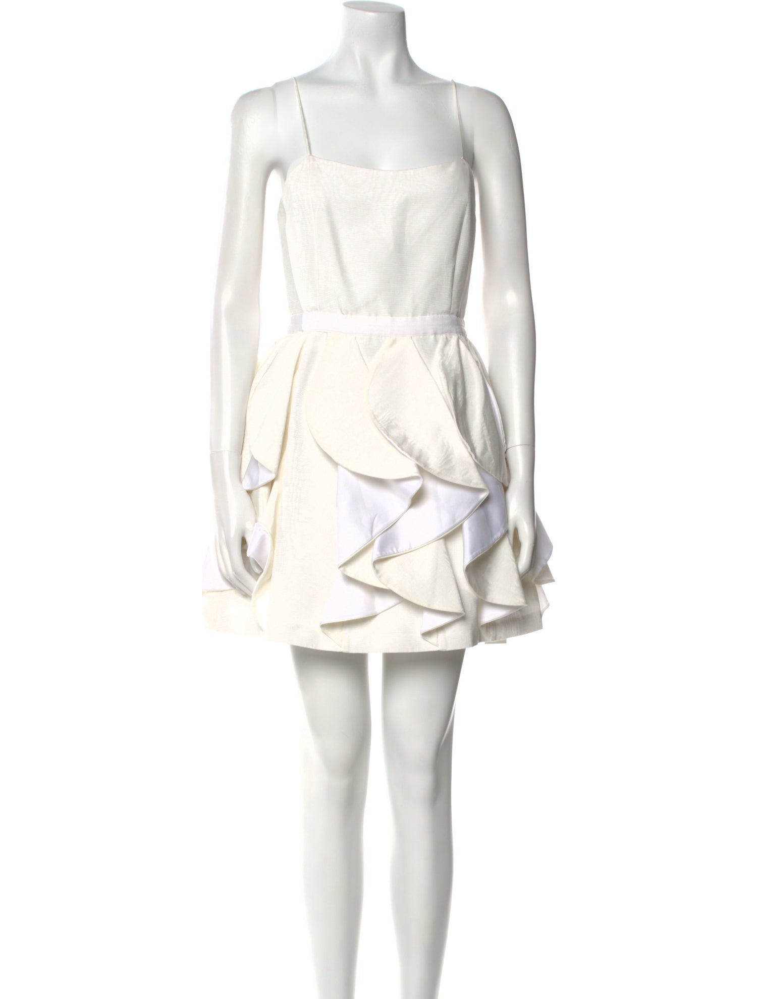 Alice + Olivia Square Neckline Mini Dress