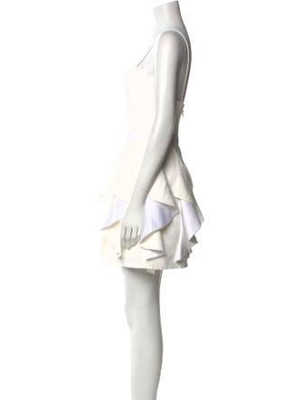 Alice + Olivia Square Neckline Mini Dress