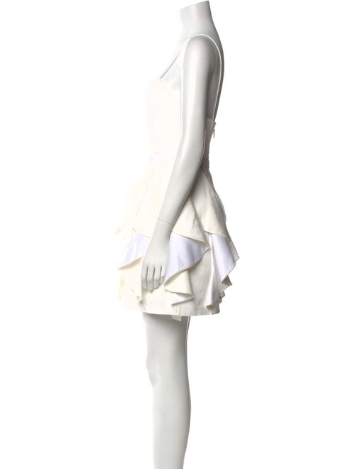 Alice + Olivia Square Neckline Mini Dress