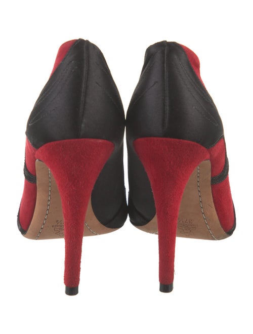 Alice + Olivia Suede Printed D'Orsay Pumps