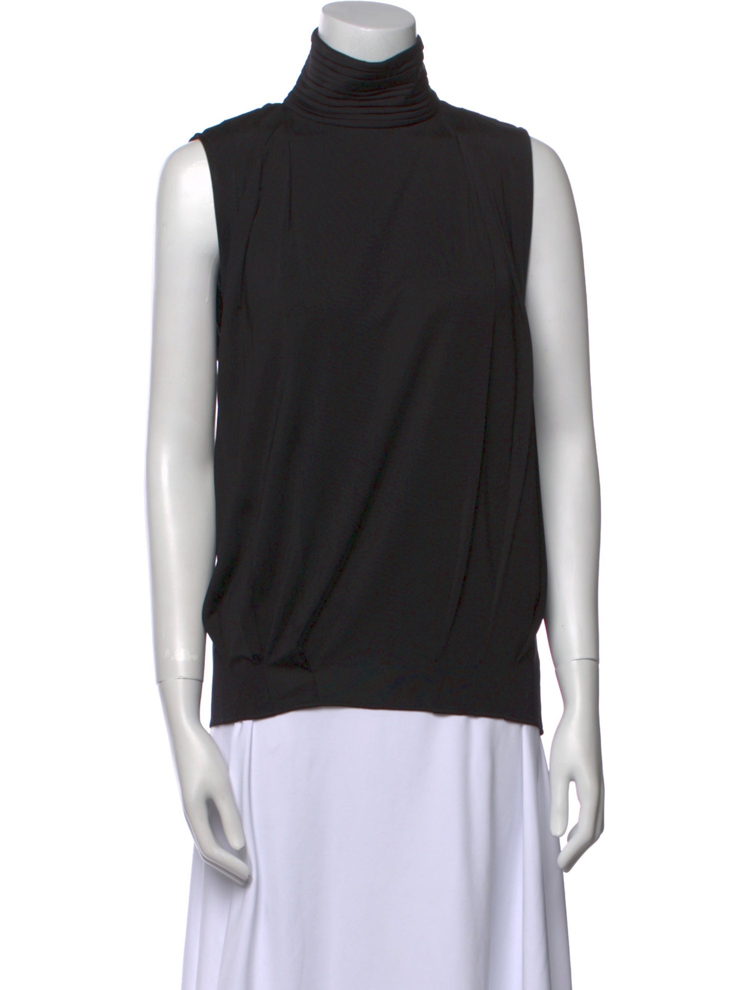 Alice + Olivia Turtleneck Sleeveless Top