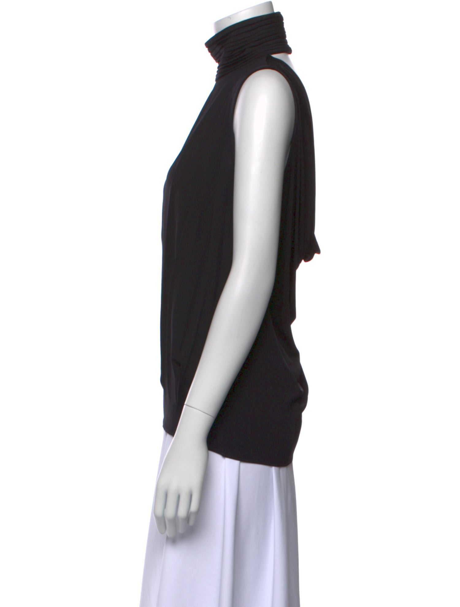 Alice + Olivia Turtleneck Sleeveless Top