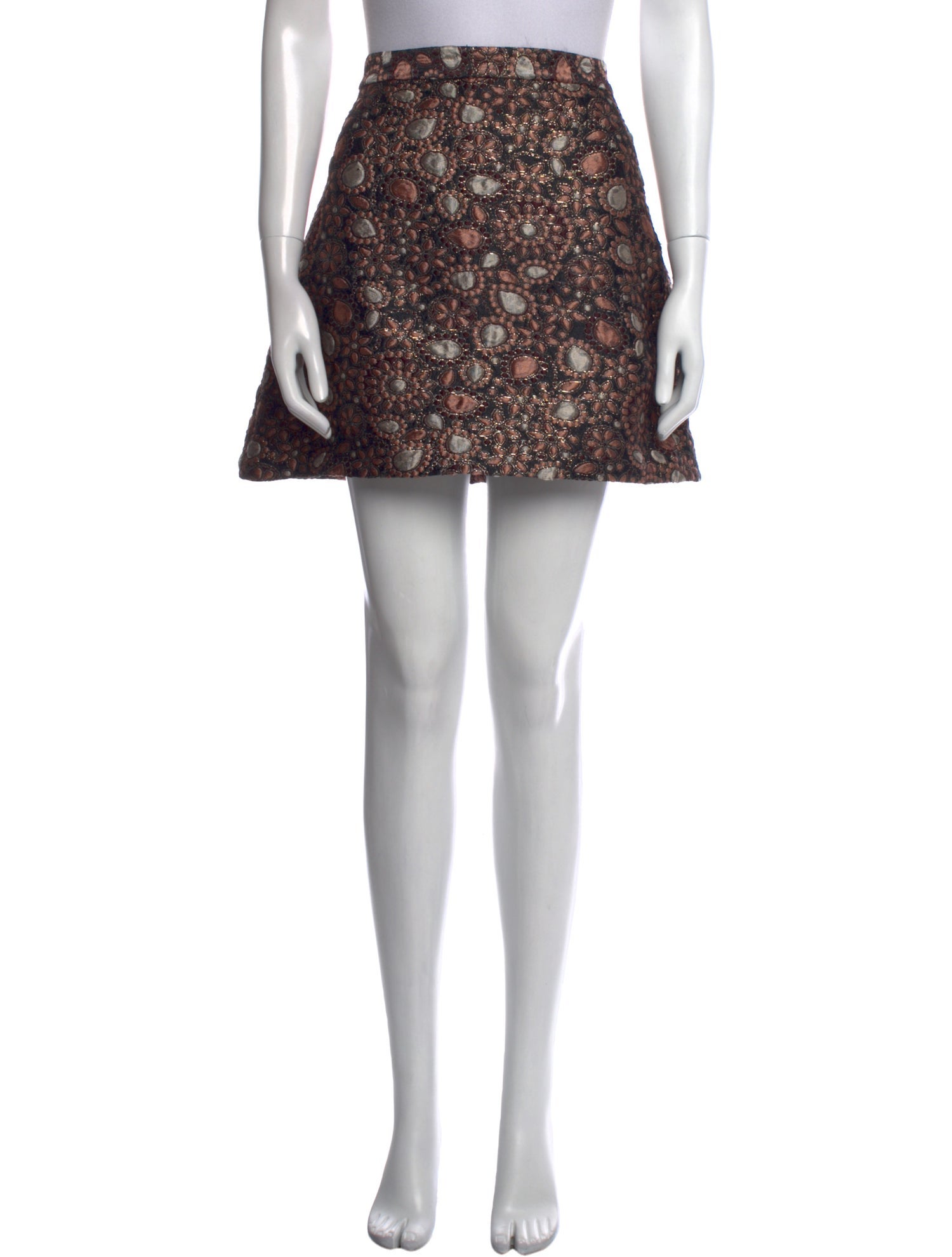 Alice + Olivia Printed Mini Skirt