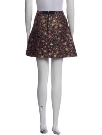 Alice + Olivia Printed Mini Skirt