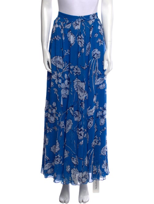 Alice + Olivia Floral Print Long Skirt