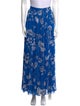 Alice + Olivia Floral Print Long Skirt