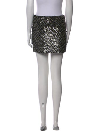 Alice + Olivia Sequin Embellishments Mini Skirt