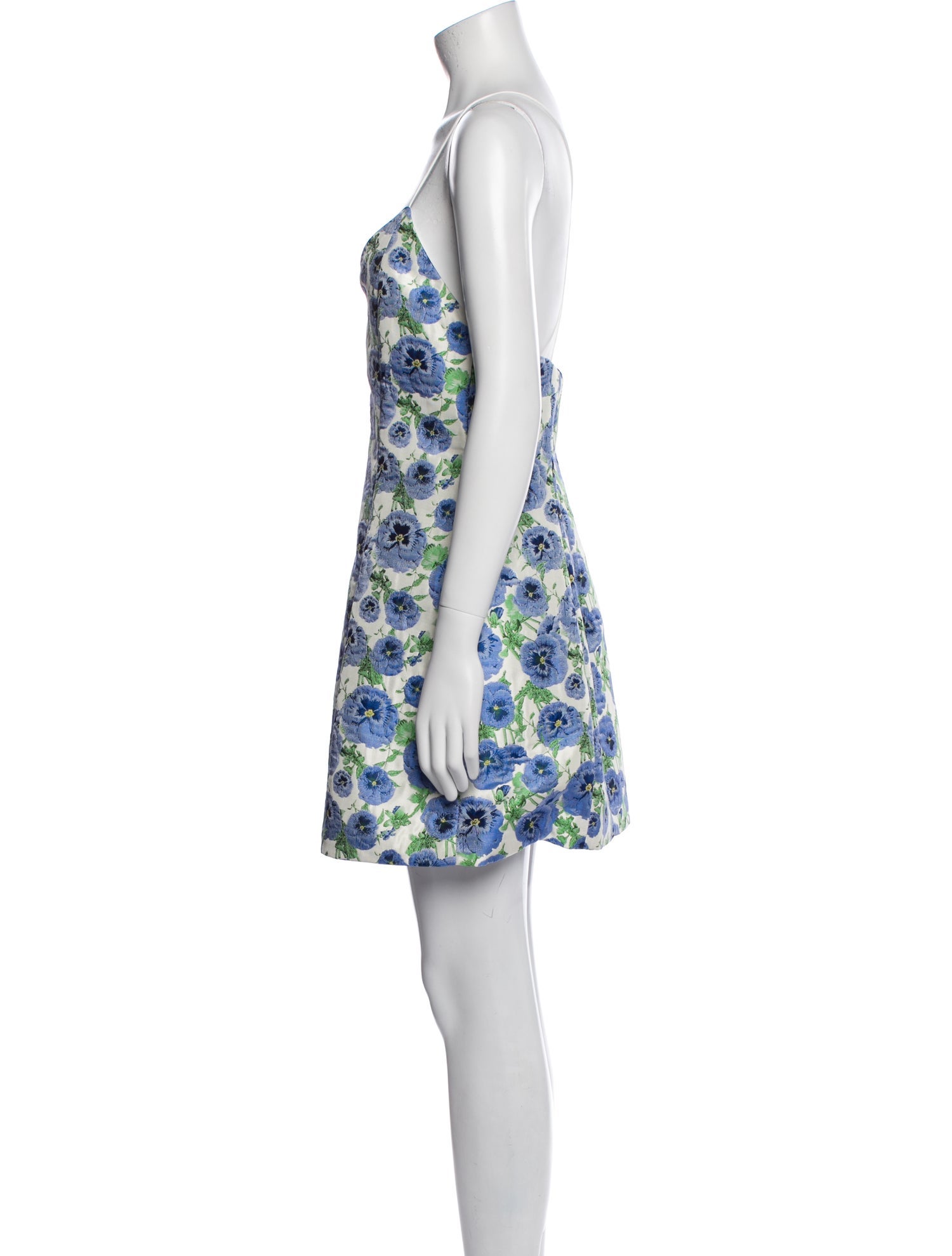 Alice + Olivia Floral Print Mini Dress