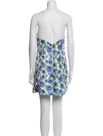 Alice + Olivia Floral Print Mini Dress
