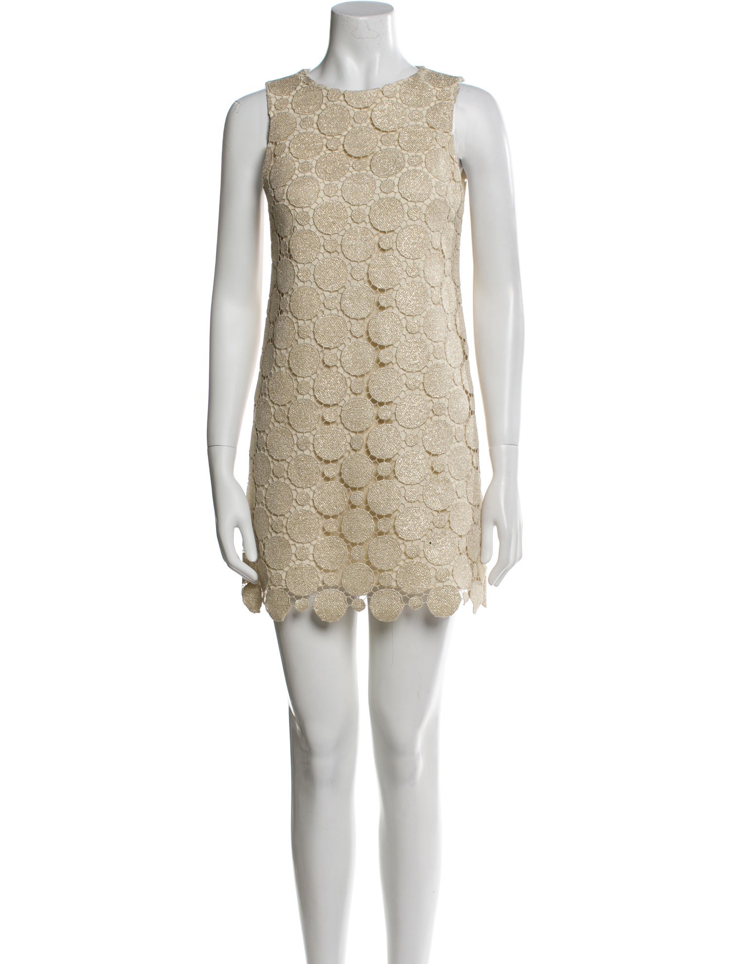 Alice + Olivia Crew Neck Mini Dress