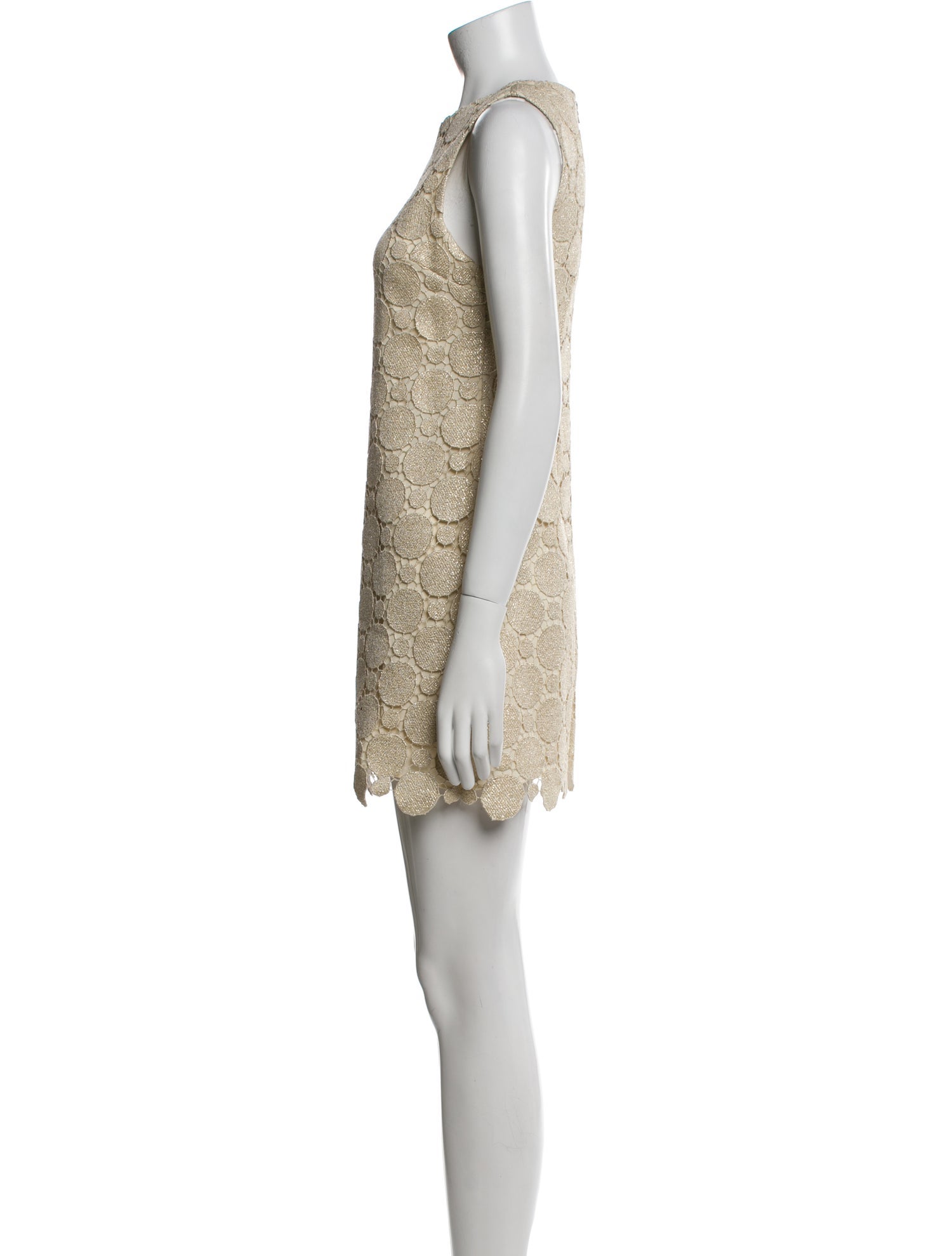 Alice + Olivia Crew Neck Mini Dress